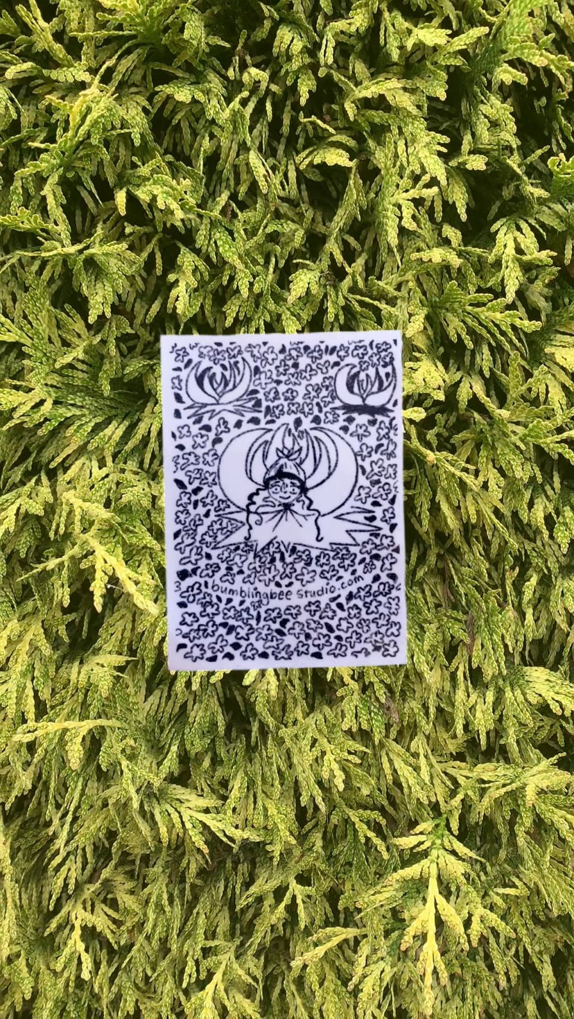 The Garden Hermit - Title Page Sticker