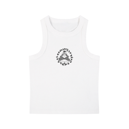 The Garden Hermit White Tank Top
