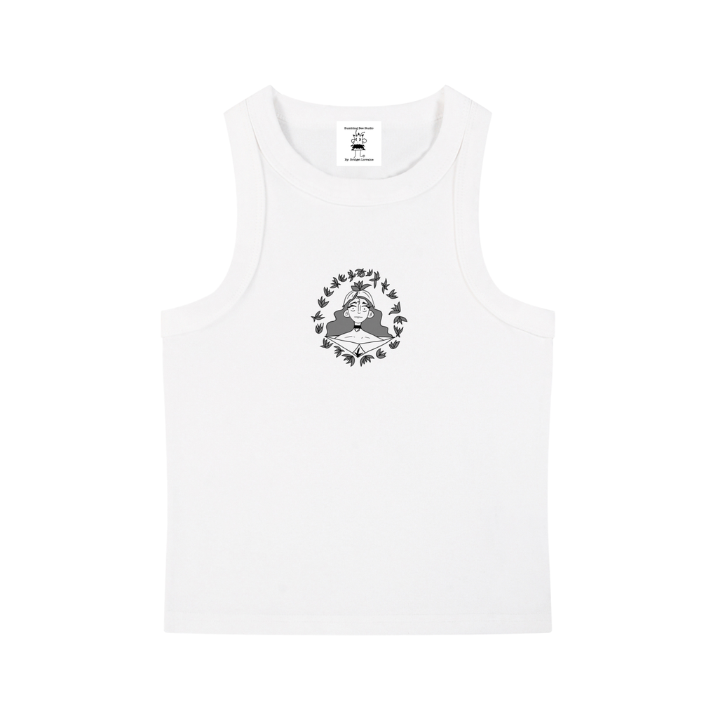 The Garden Hermit Tank Top - White