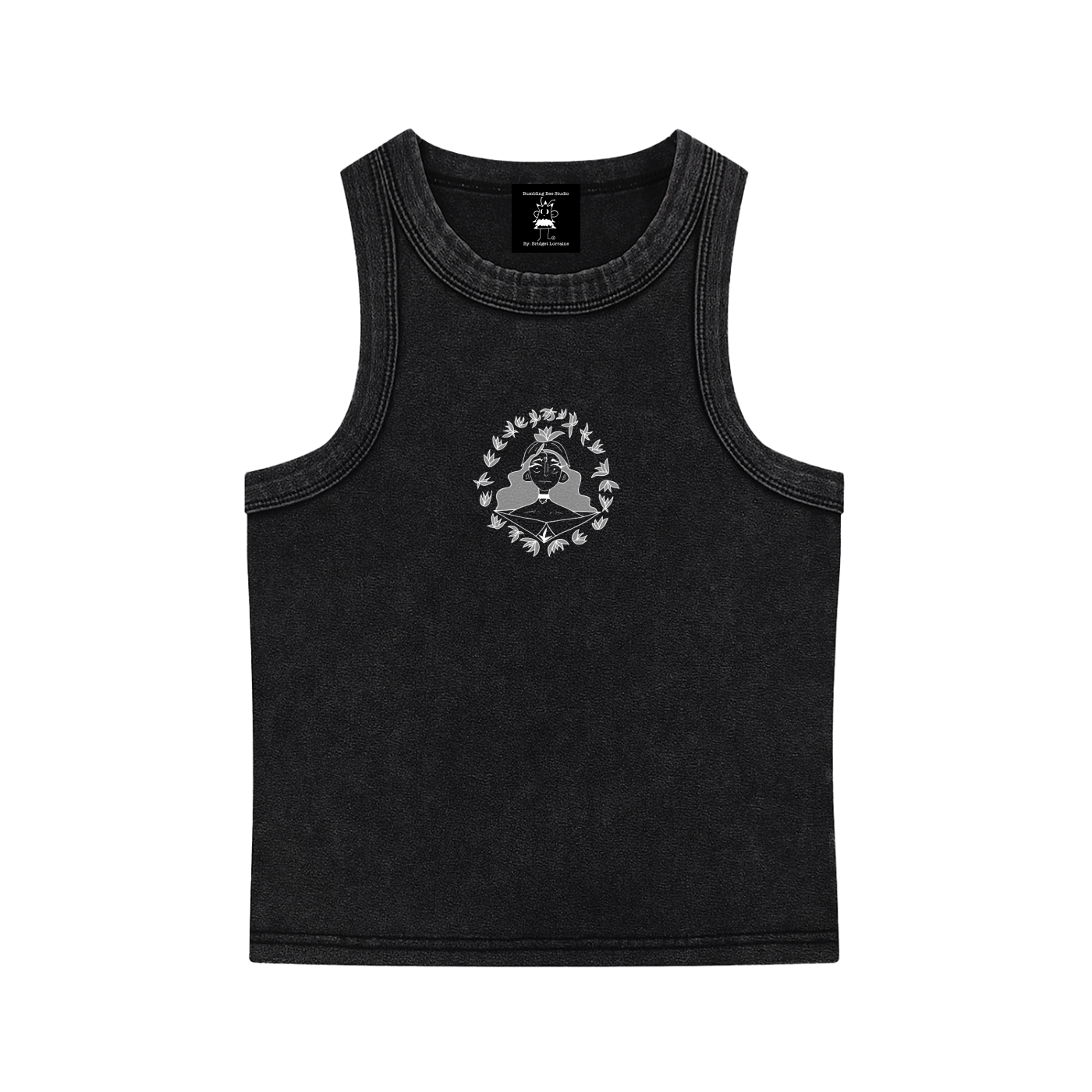 Garden Hermit Tank Top - Black