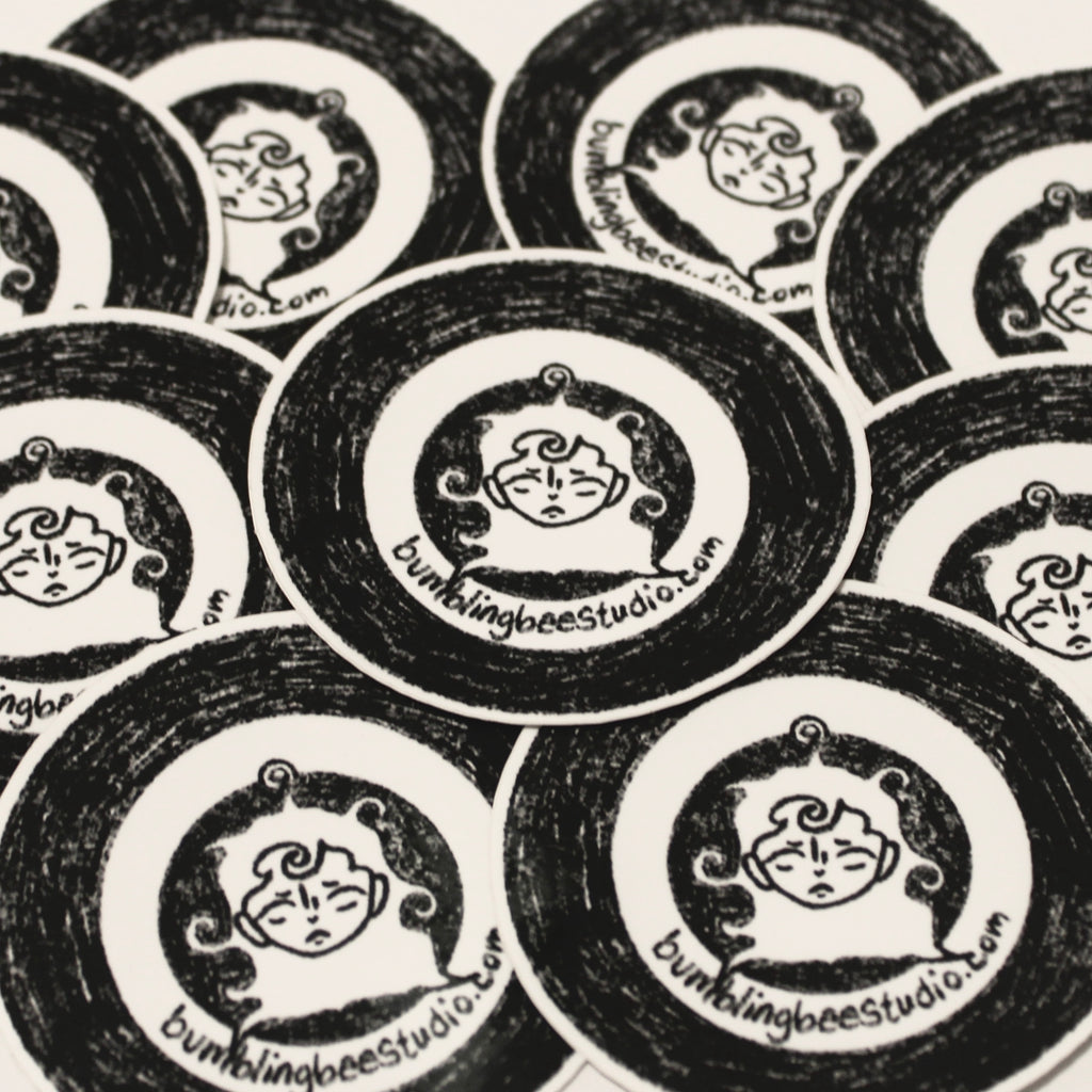 A Sickly Spiral Sticker